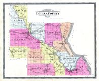 Outline Map, Louisa County 1900